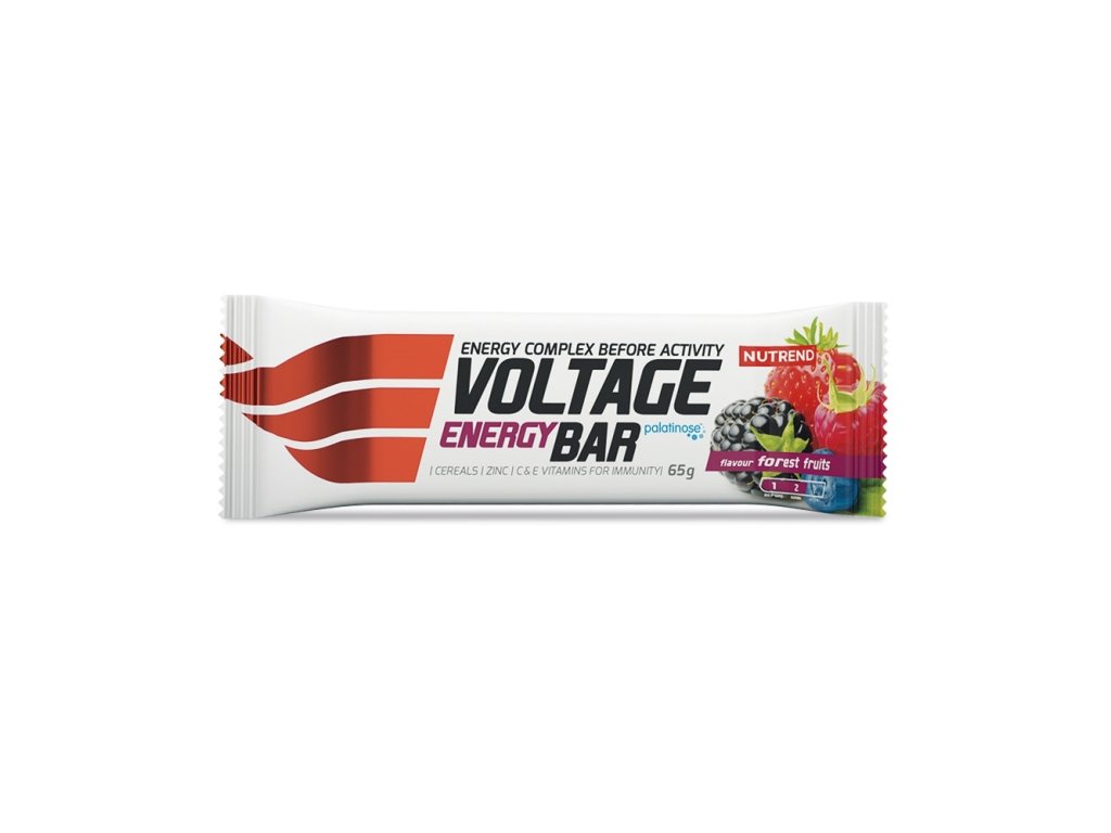 VOLTAGE ENERGY BAR, 65 g, lesní plody