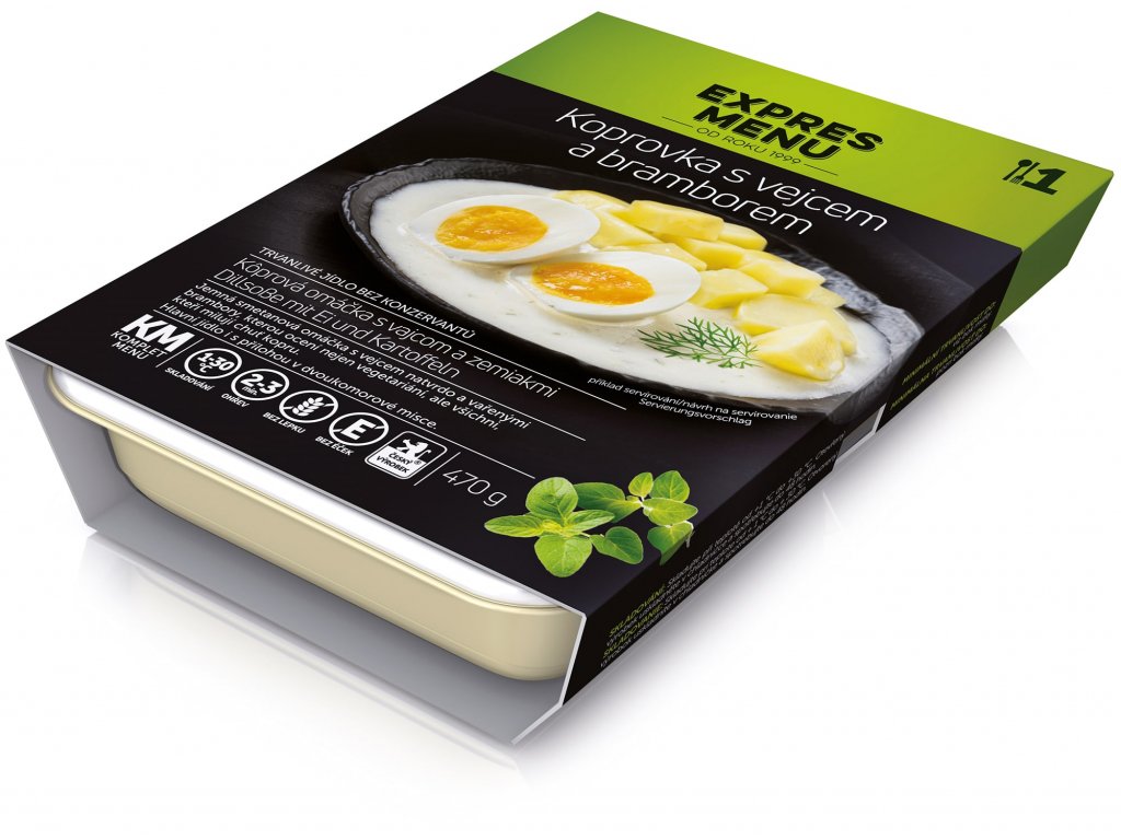 EXPRES MENU KM Koprovka s vejcem a bramborem 470g