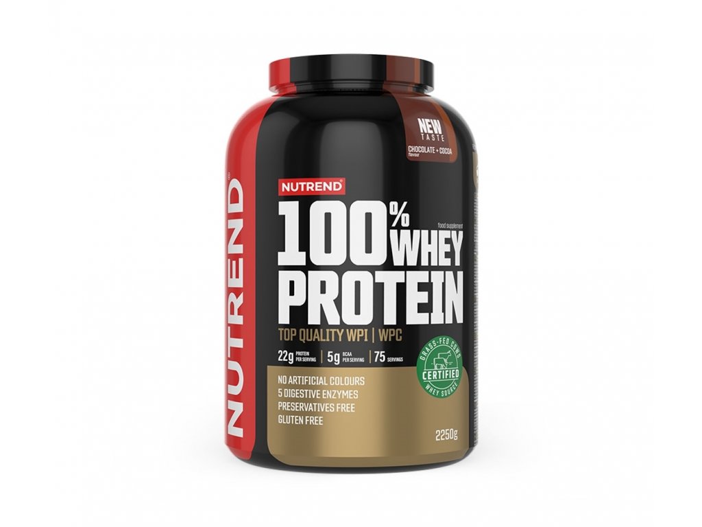 100% WHEY PROTEIN, 400 g, banán+jahoda