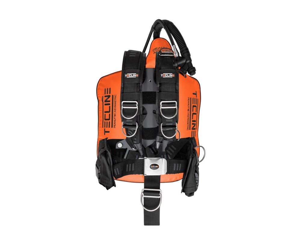 Křídlo Tecline PEANUT 16 (VZTLAK.16KG/35LBS) - TRAVEL SET COMFORT ORANŽOVÝ