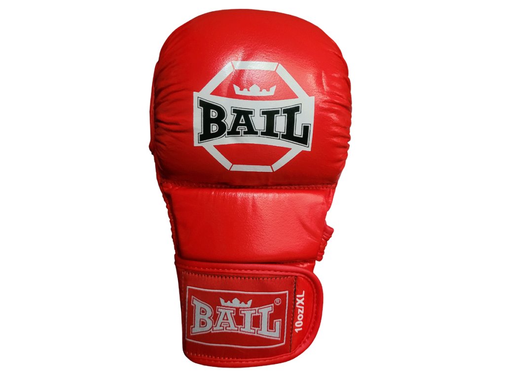 Bail MMA Rukavice tréninkové, kůže, červené