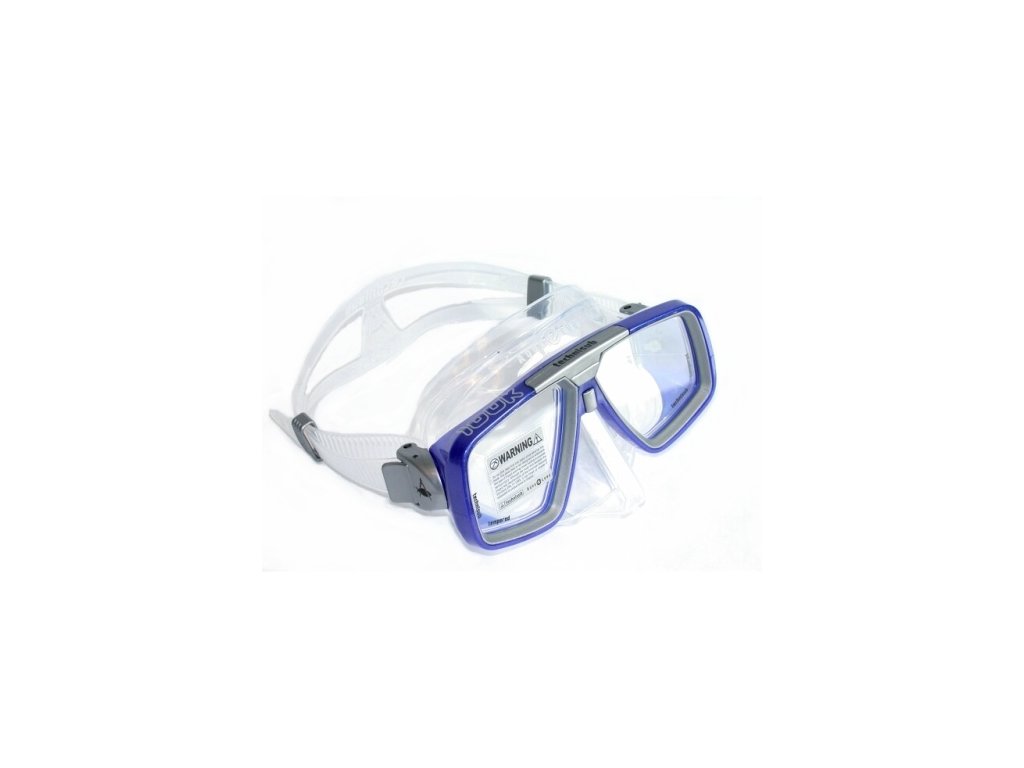 Maska Technisub Look transparent blue