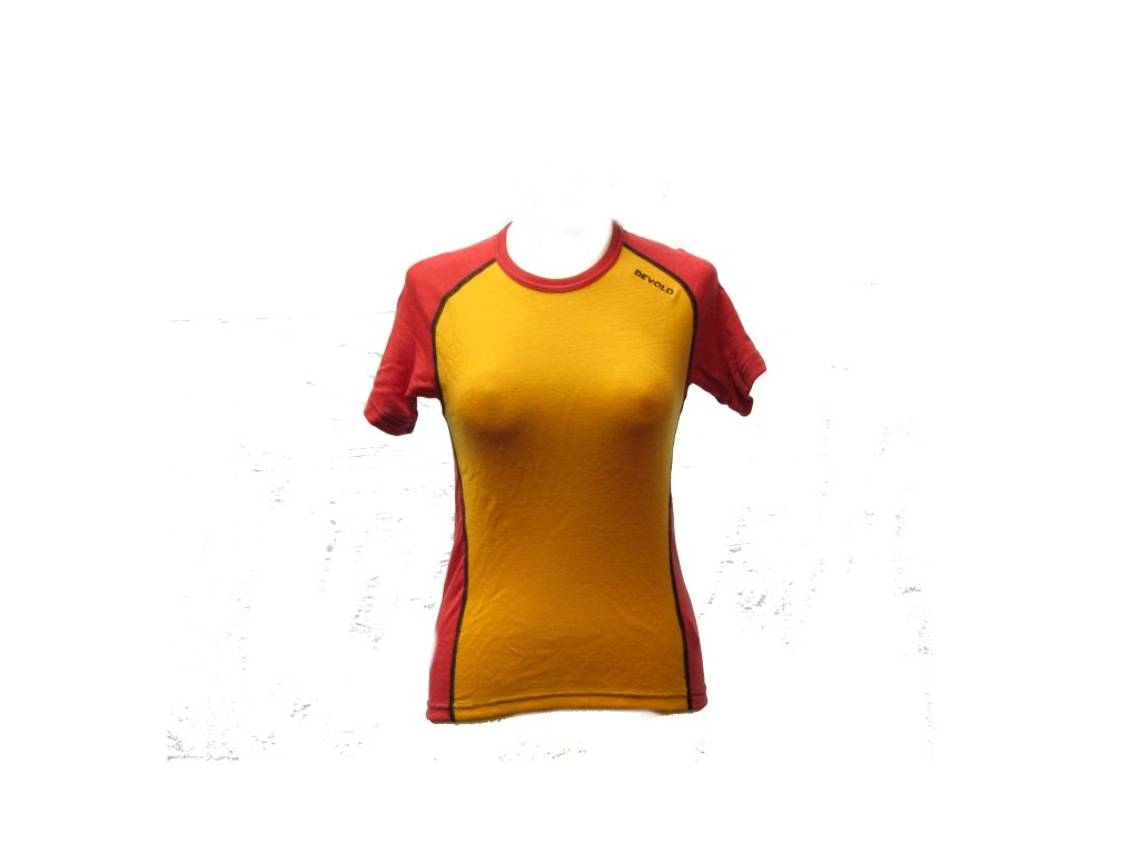 DEVOLD multisport triko dámské červeno oranžové - Topsport