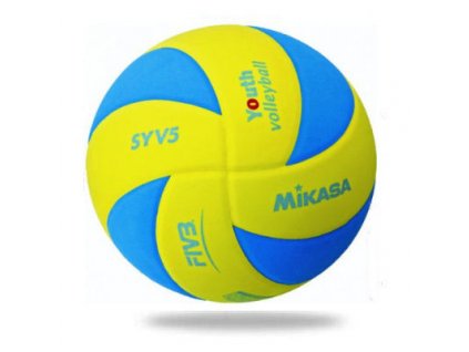 Volejbalový míč MIKASA SYV5 modro-žlutý