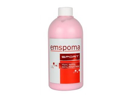 Masážní emulze Emspoma O červená 500 ml