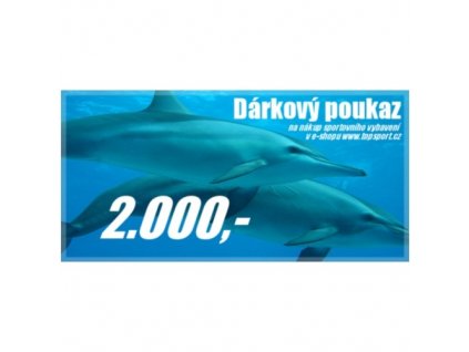 Dárkový poukaz 2000,-