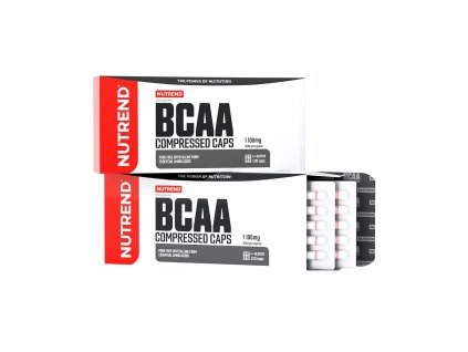BCAA COMPRESSED CAPS, 120 kapslí,