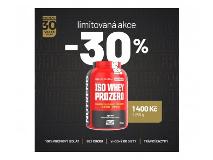 ISO WHEY PROZERO, 2250 g, pudinková vanilka