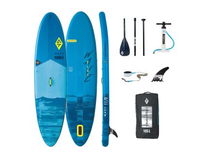 Paddleboard s příslušenstvím Aquatone Wave Plus 11.0