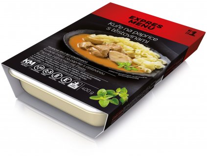 EXPRES MENU KM Kuře na paprice s těstovinami 400g