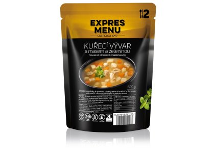 Expres Menu Kuřecí vývar se zeleninou 600g