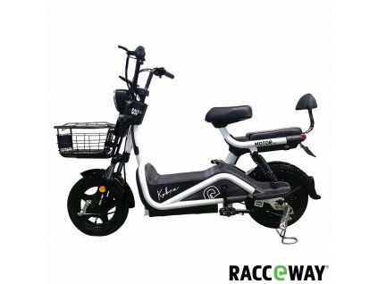 Elektroskútr RACCEWAY® KOBRA-SG-G60, černo-bílý