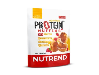 PROTEIN MUFFINS, 520 g, vanilka s malinami
