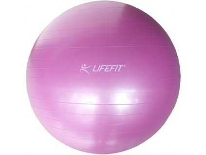 Gymnastický míč Lifefit Anti-Burst 75 cm, růžový