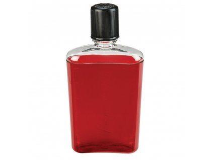 Láhev Nalgene Flask 350 ml red with black