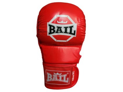 Bail MMA Rukavice tréninkové, kůže, červené