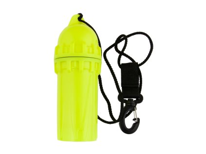 pojemnik wodoszczelny 170x55mm zolty