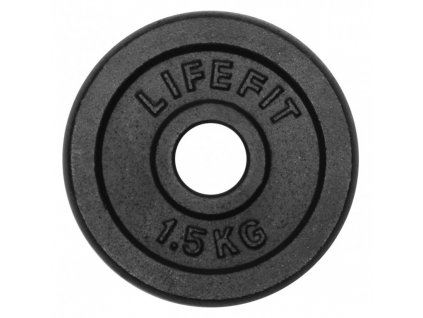Kotouč Lifefit 1,5kg, kovový, pro 30mm tyč