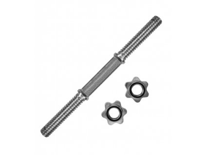 Hřídel na jednoruční činku Lifefit 45cm/30mm vč. matic