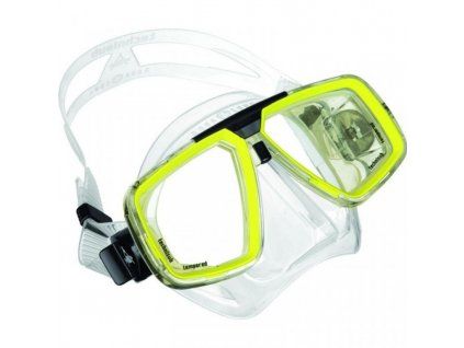 Maska Aqualung Look transparent lime