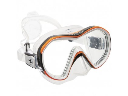 Maska Aqualung Reveal X1 silikon transparent Oranžová