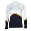 cl2750109m rashguard sf ls women black white gold 02 front 2