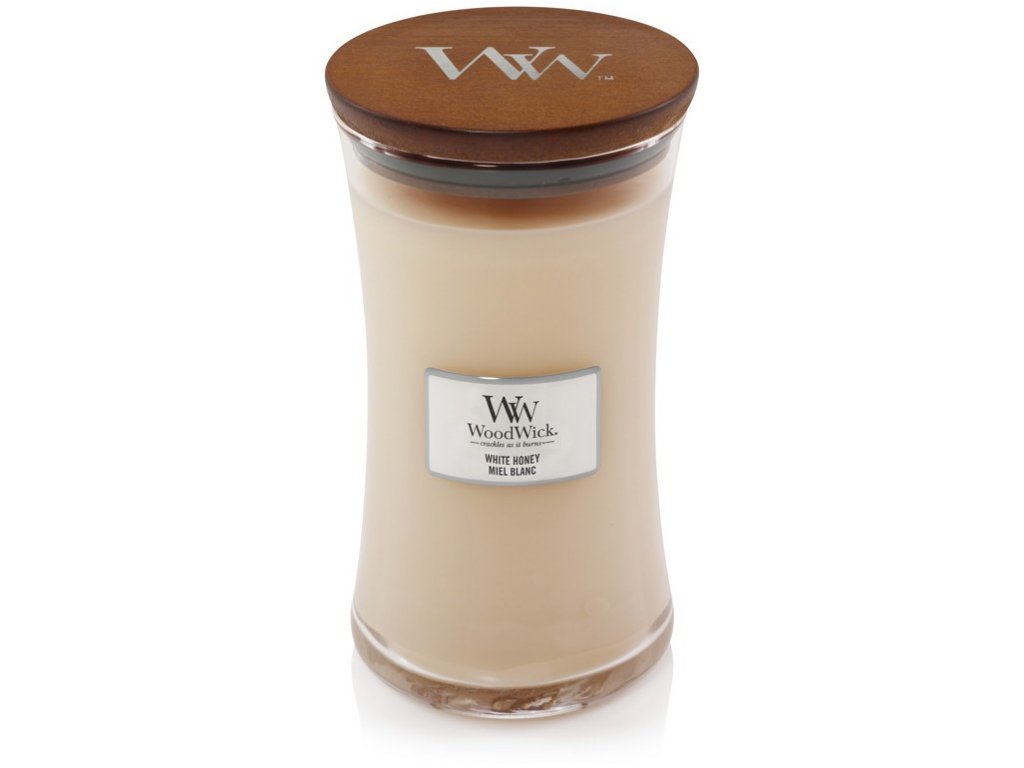 Svíčka Woodwick Bílý med, 609.5 g