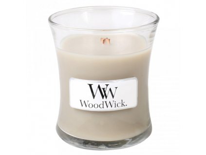 Svíčka oválná váza WoodWick Kouř z cedrového dřeva 85 g