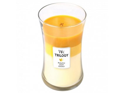 Svíčka Trilogy WoodWick Letní ovoce 609,5 g