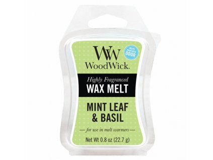 Vonný vosk WoodWick 22 g Máta a bazalka