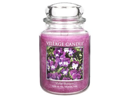 Svíčka Village Candle 737g, Fialka