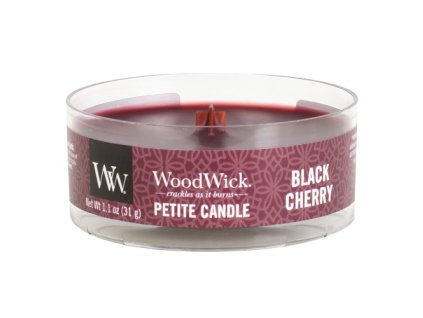 Svíčka WoodWick petite Černá třešeň, 31 g