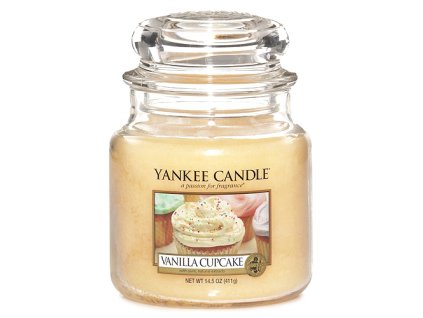 Yankee Candle Vanilkový košíček, 410 g classic střední