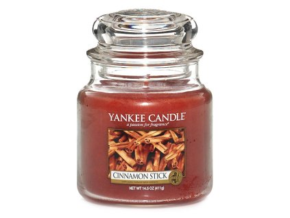 Yankee Candle Skořicová tyčinka, 410g classic střední