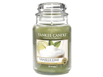 Yankee Candle Vanilka s limetkami, 623 g classic velký