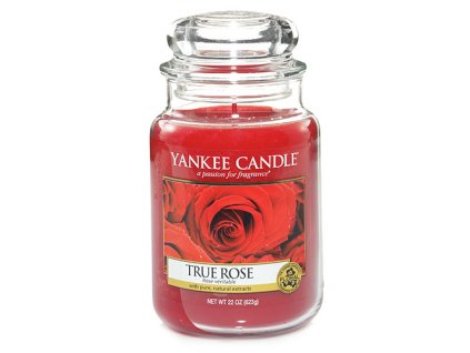 Yankee Candle Opravdová růže, 623 g classic velký