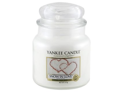 Yankee Candle Zamilovaný sníh, 410 g classic střední