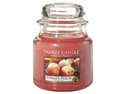 Yankee Candle Letní broskev, 410 g classic střední