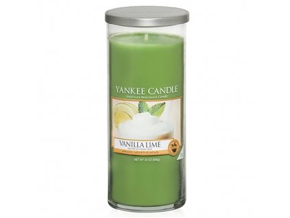 Yankee Candle Vanilka s limetkami, 538 g decor velký