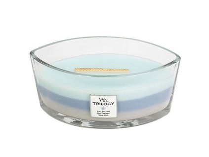 Svíčka dekorativní váza WoodWick Hřejivé pohodlí 453,6 g