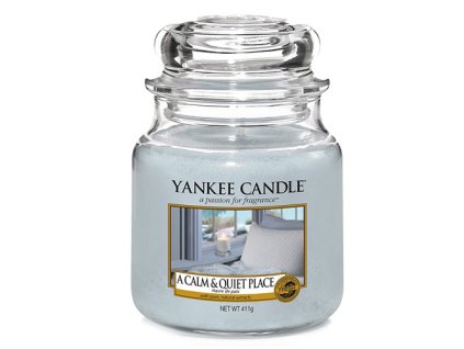 Yankee Candle Klidné a tiché místo, 410 g classic střední