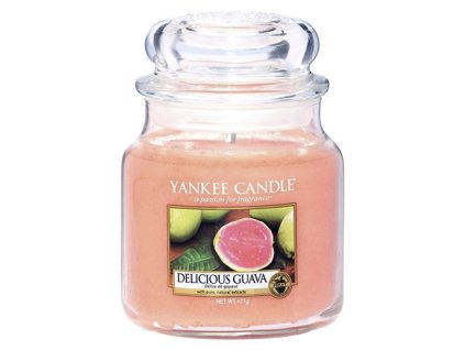 Yankee Candle Lahodná kvajáva, 410 g classic střední