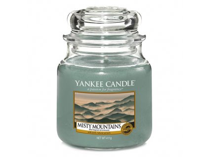 Yankee Candle Mlžné hory, 410 g classic střední