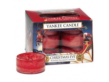 Yankee Candle čajové svíčky Štědrý večer 12 x 9,8 g