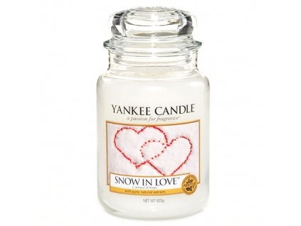 Yankee Candle Zamilovaný sníh, 623 g classic velký