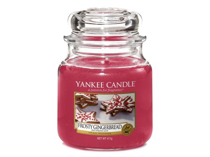 Yankee Candle Perník s polevou Frosty Gingerbread, 410 g classic střední