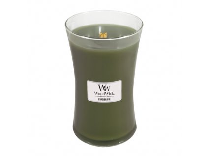 Svíčka oválná váza WoodWick Jedle 609.5 g