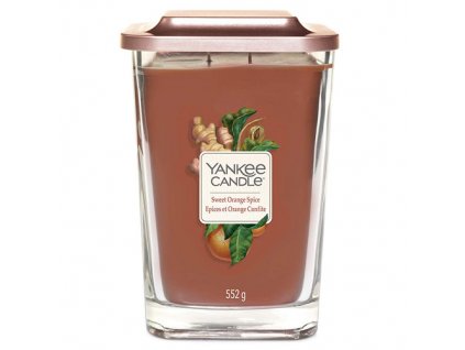 Yankee Candle Sladký pomeranč a koření, 552 g elevation velký