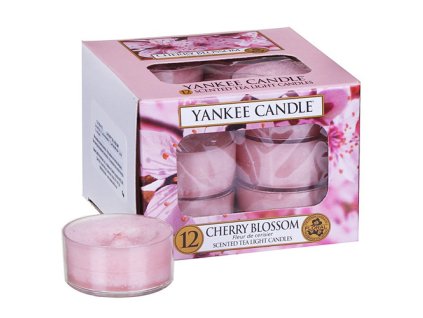 Yankee Candle čajové svíčky Třešňový květ 12 x 9,8 g