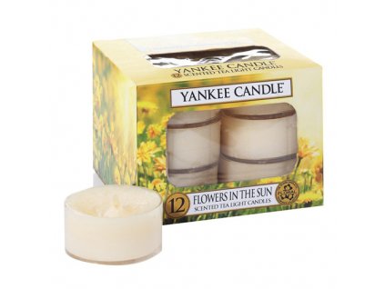 Yankee Candle čajové svíčky Květiny na slunci 12 x 9,8 g